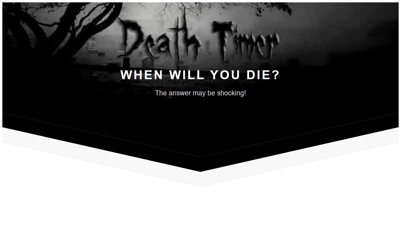 Death Timer When Will I Die? - OFFICIAL SITE