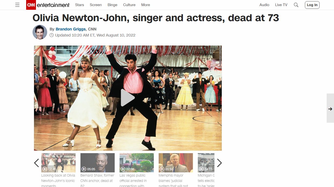 Olivia Newton John, singer and actress, dead at 73 | CNN